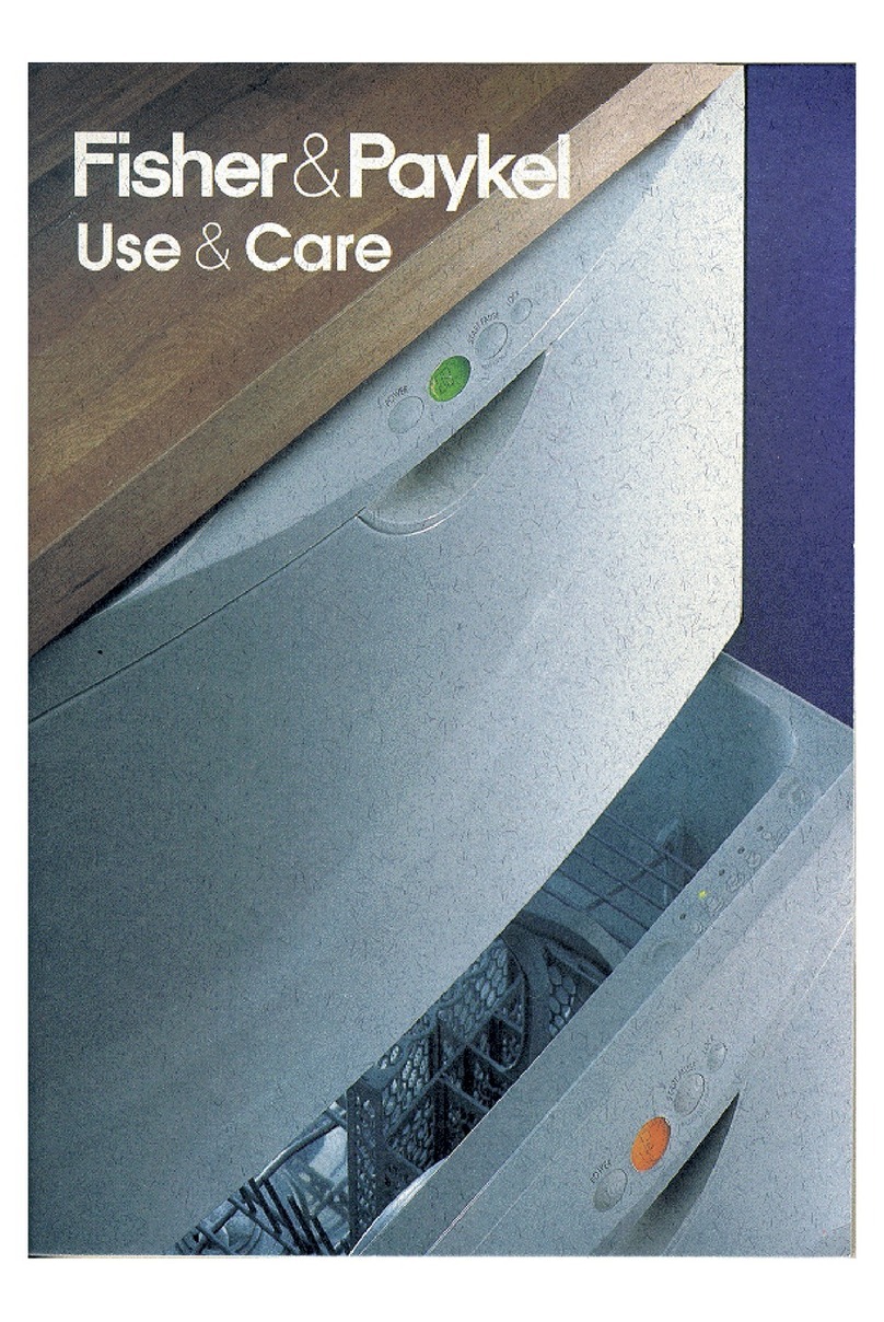 Fisher & Paykel 525911L use and care manual
