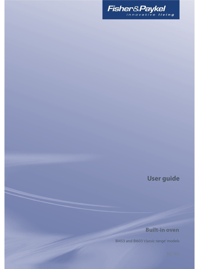 Fisher & Paykel BI453 User manual