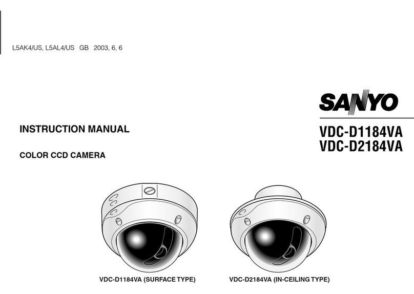 Sanyo VDC-D1184VA User manual