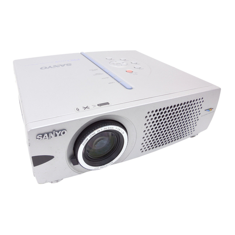 Sanyo PLC-XW20A User manual