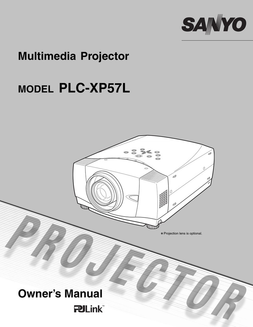 Sanyo PLC-XP57L User manual