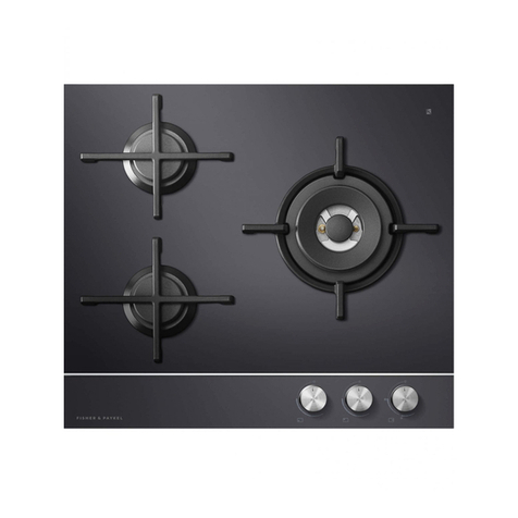 Fisher & Paykel CG603 SERIES user guide