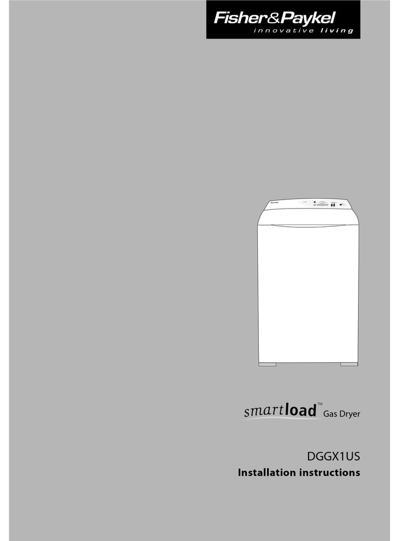 Fisher & Paykel Smartload DGGX1US installation instructions