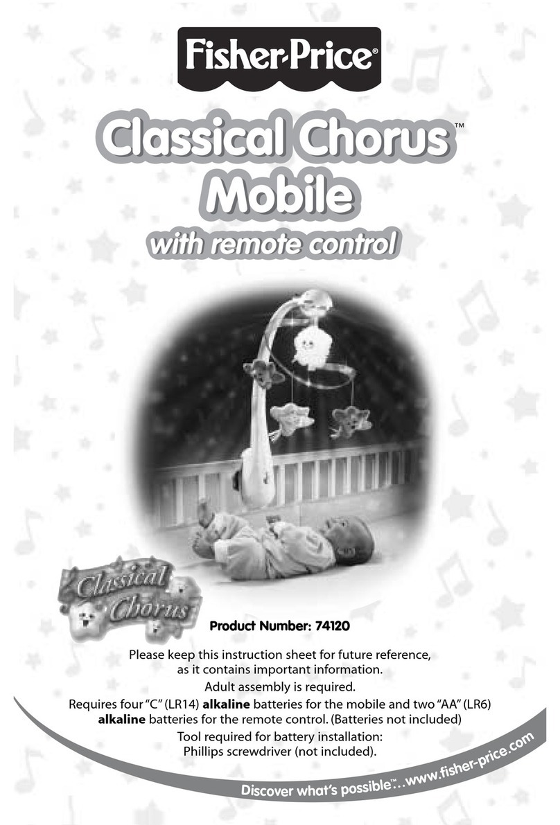 Fisher-Price Classical Chorus 74120 instruction sheet