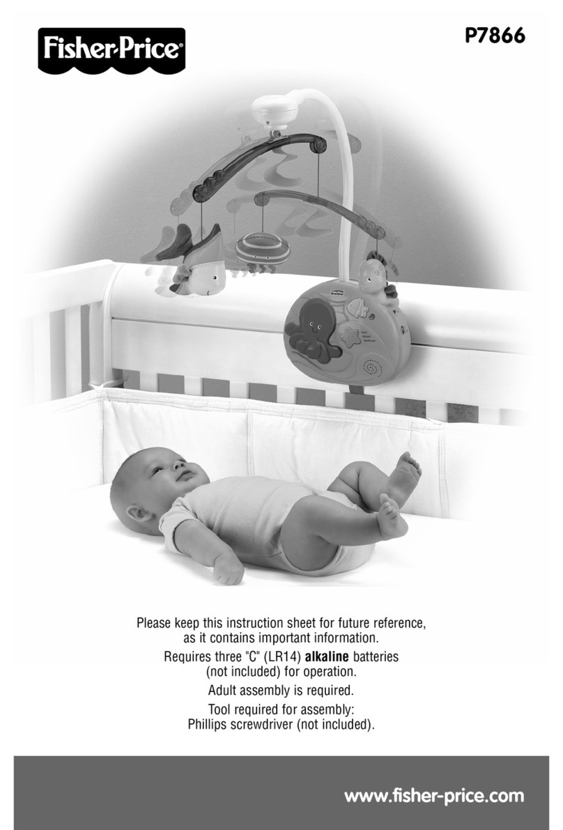 Fisher-Price P7866 instruction sheet