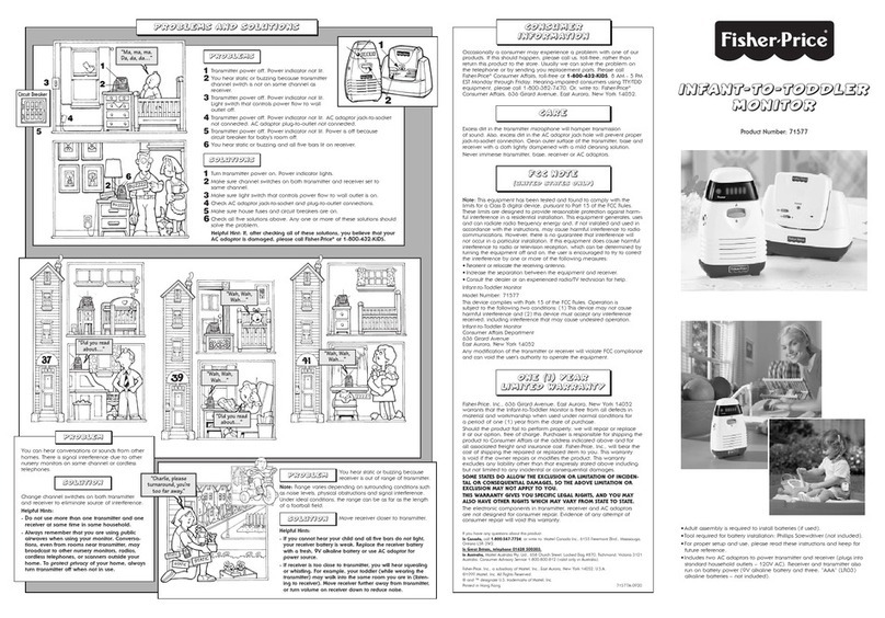 Fisher-Price 71577 User manual