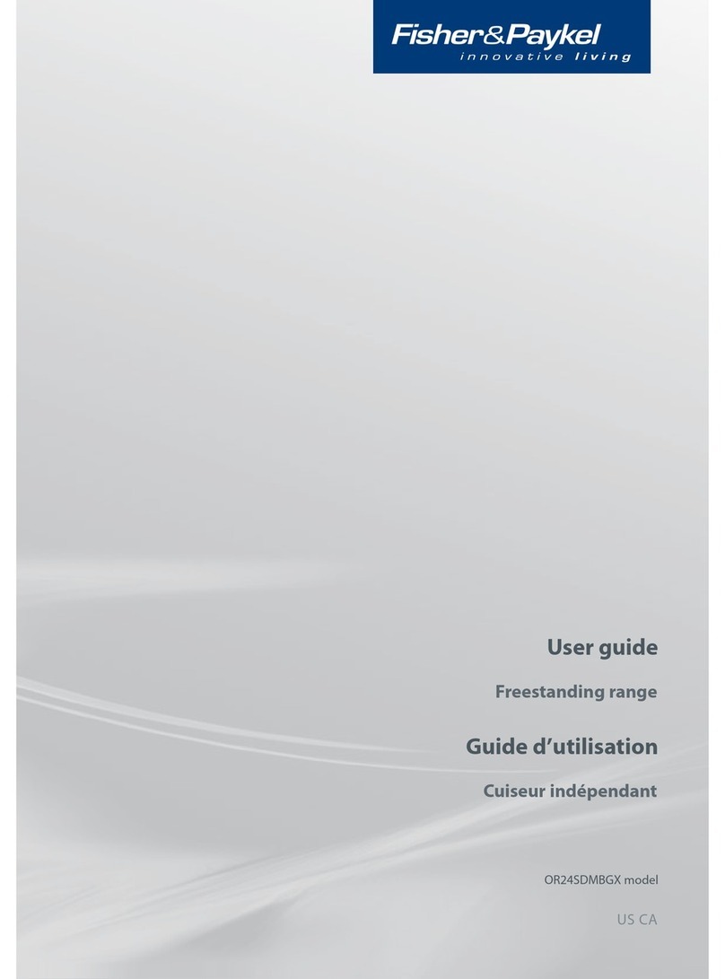 Fisher & Paykel OR24SDMBGX User manual Fisher & Paykel OR24SDMBGX User manual