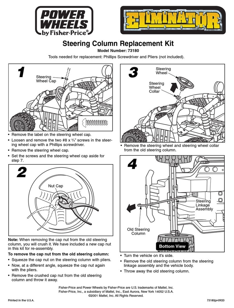 Power Wheels Eliminator 73180 User manual