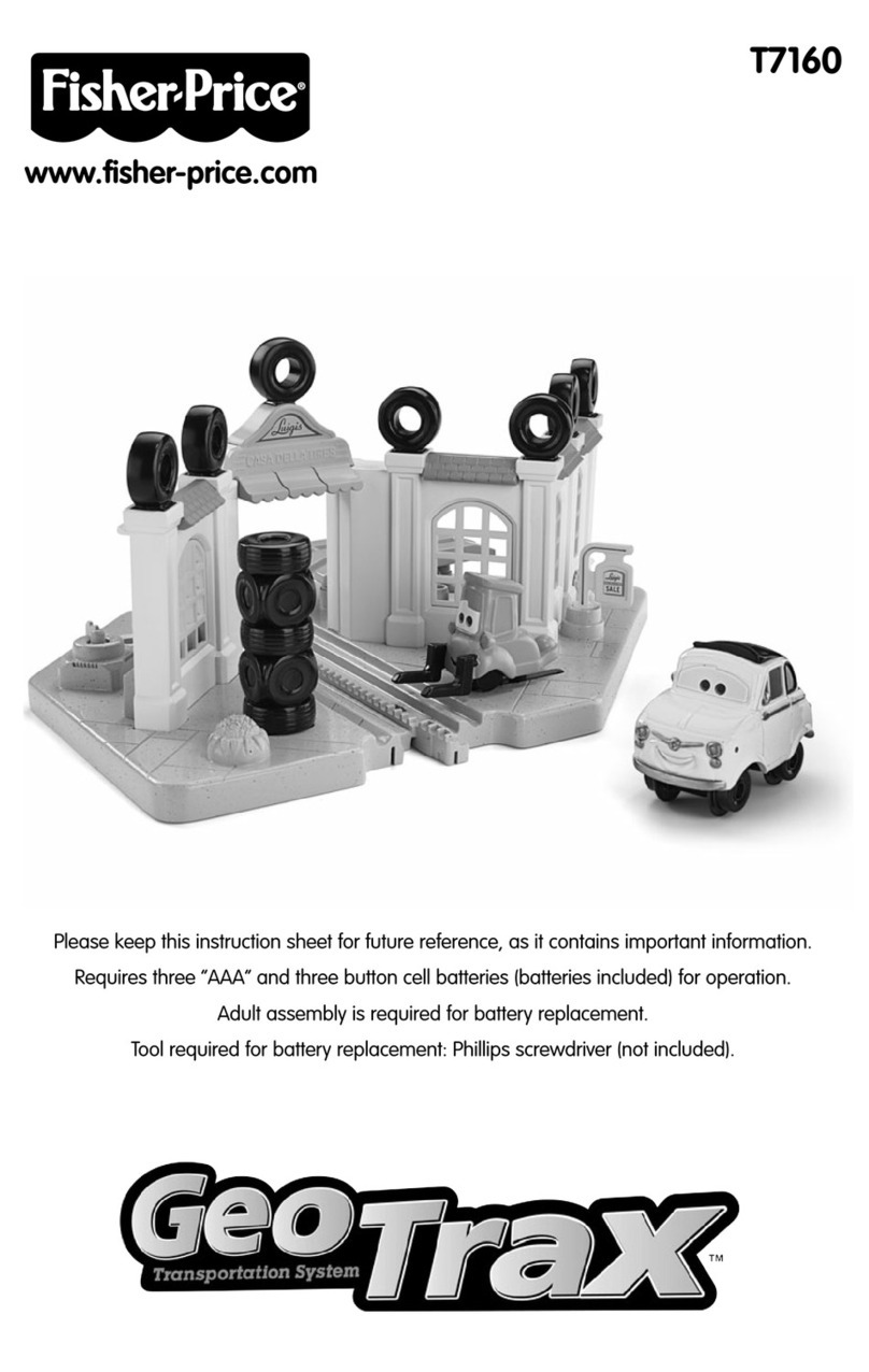 Fisher-Price GEOTRAX T7160 user manual