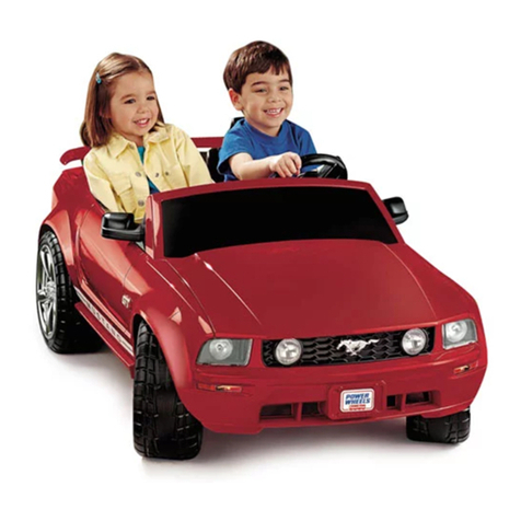 Power Wheels FORD MUSTANG P6827 owner's manual