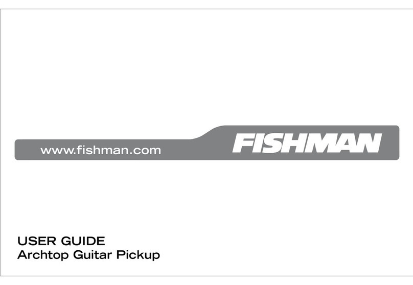 Fishman Archtop Guitar Pickup User manual
