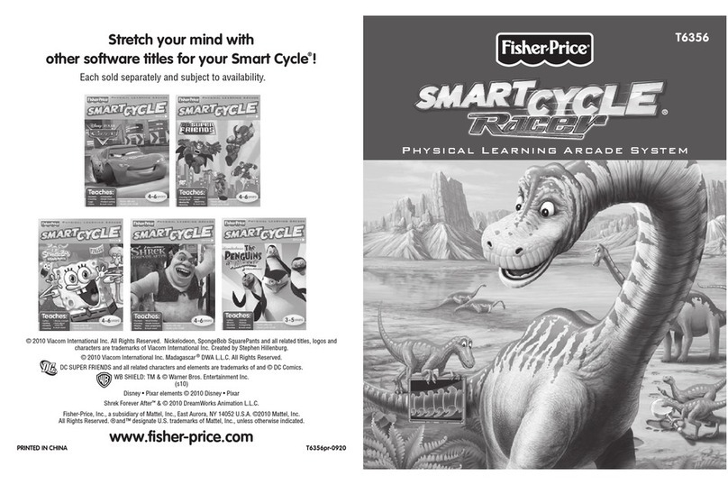 Fisher-Price SMART CYCLE RACER T6356 User manual Fisher-Price SMART CYCLE RACER T6356 User manual