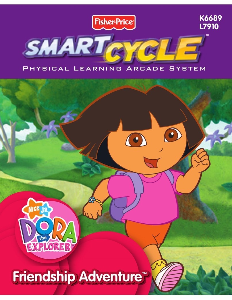 Fisher-Price SMART CYCLE Friendship Adventure K6689 User manual