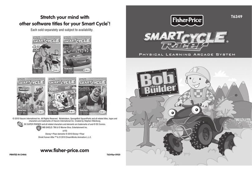 Fisher-Price SMART CYCLE RACER Bob The Builder T6349 User manual