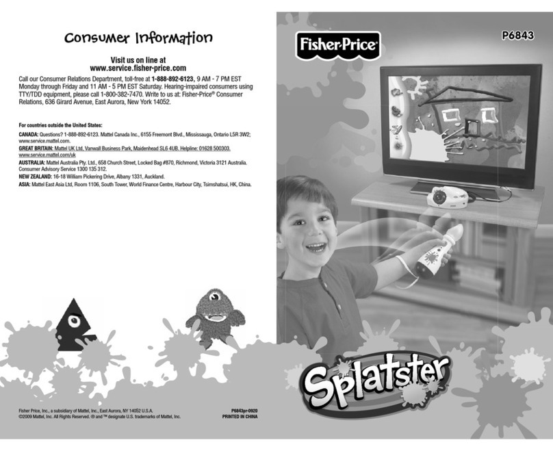 Fisher-Price Splatster P6843 user manual