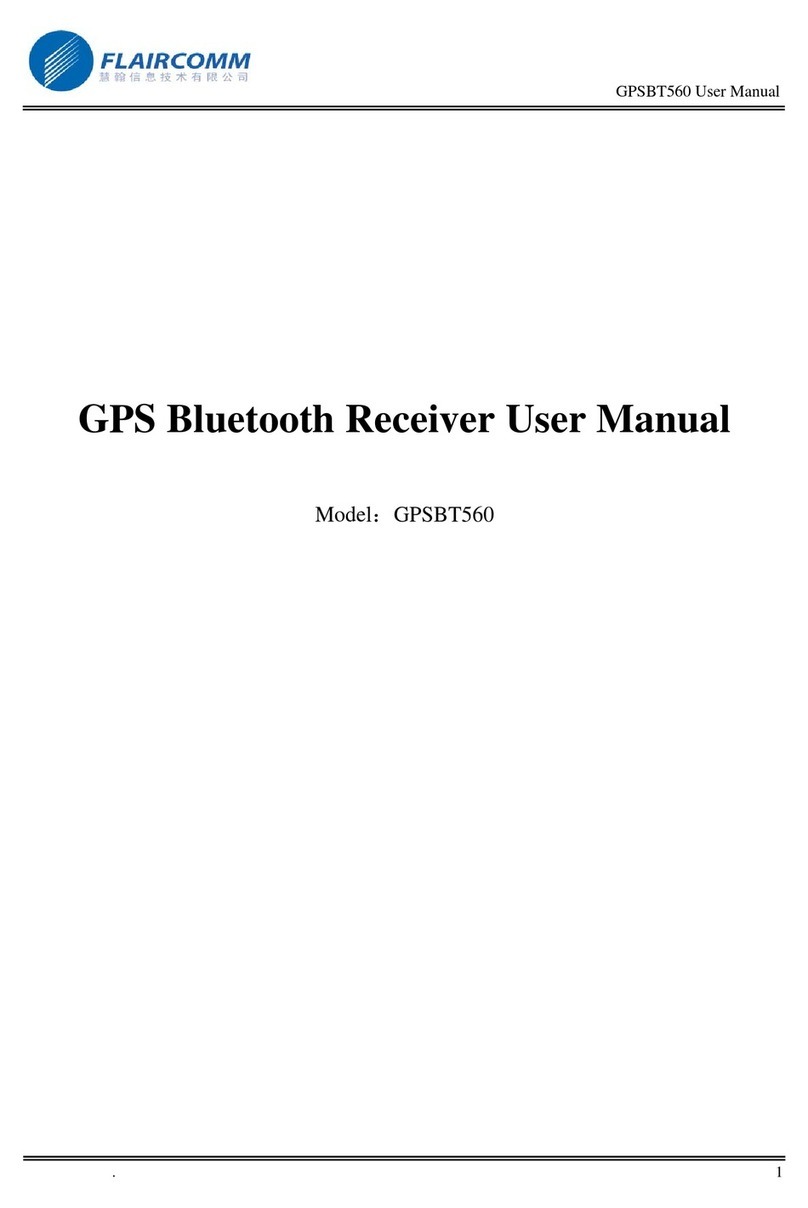 Flaircomm Technologies GPSBT560 user manual