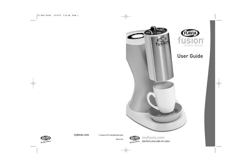 FLAVIA Flavia Coffeemaker user guide