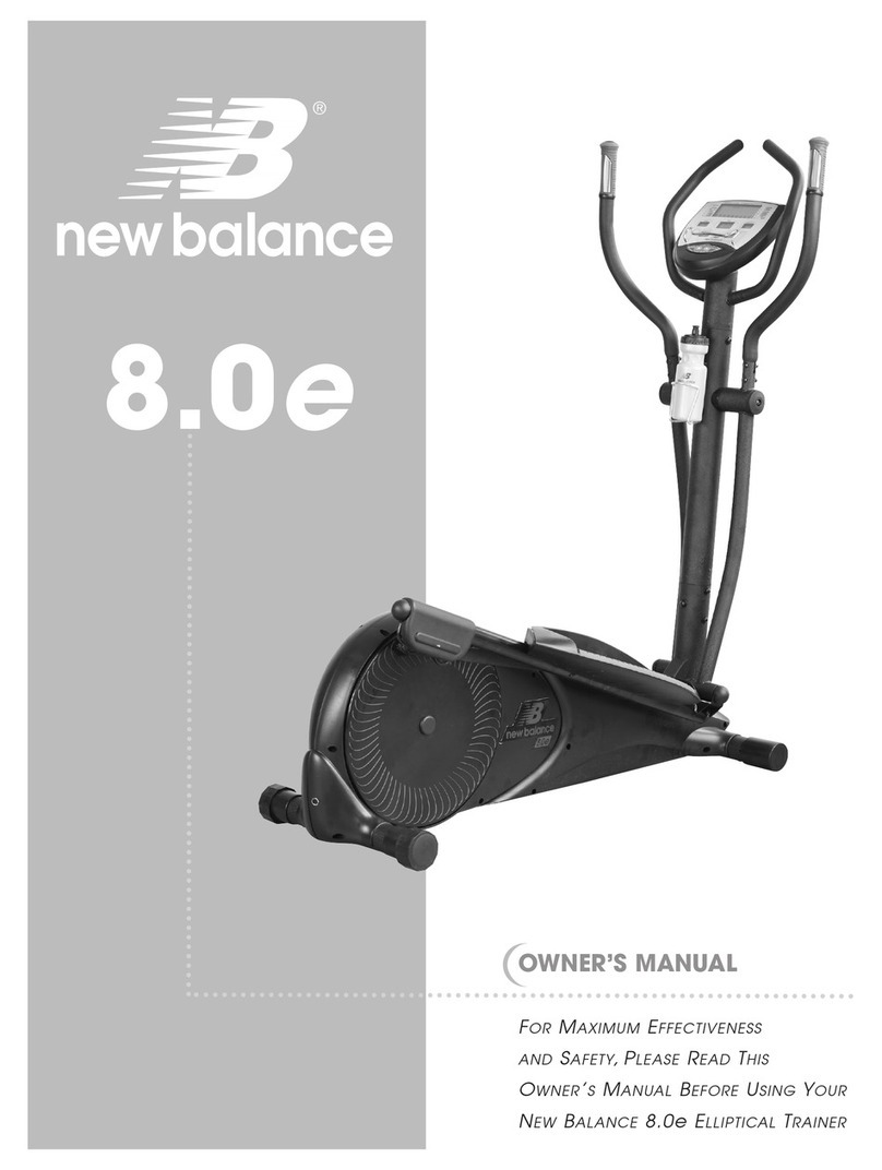 New Balance 8.0e User manual