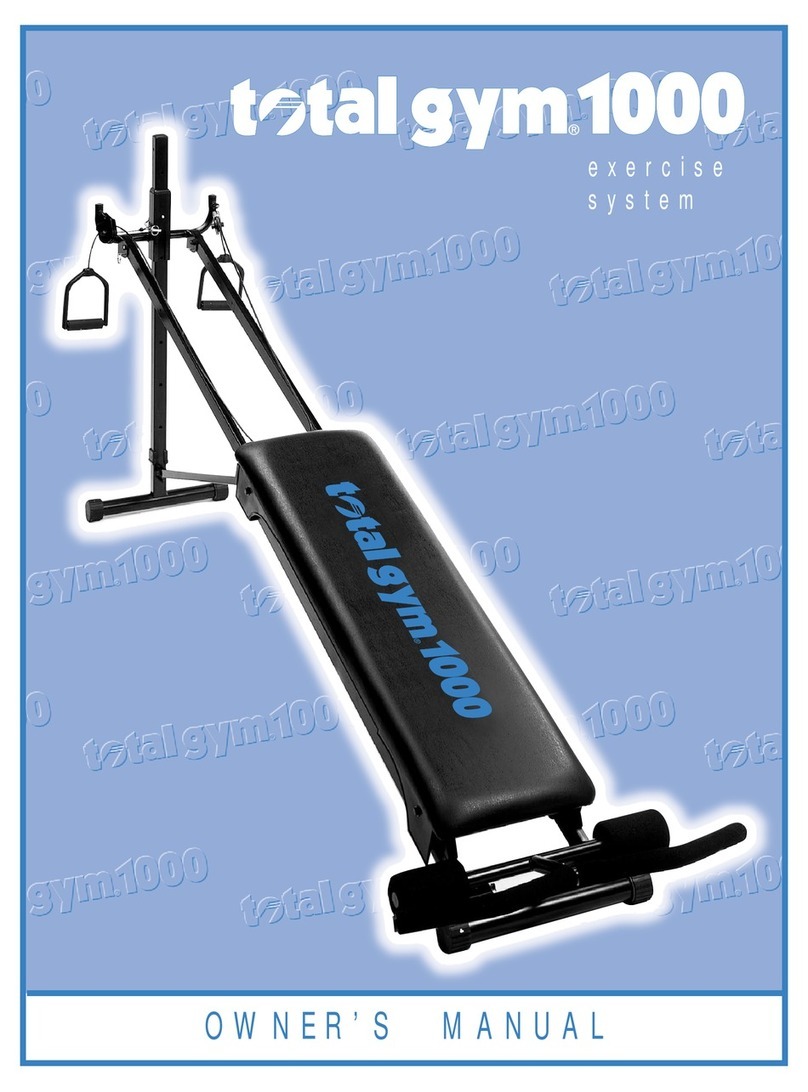 Fitness Quest Total Gym 1000 owner's manual