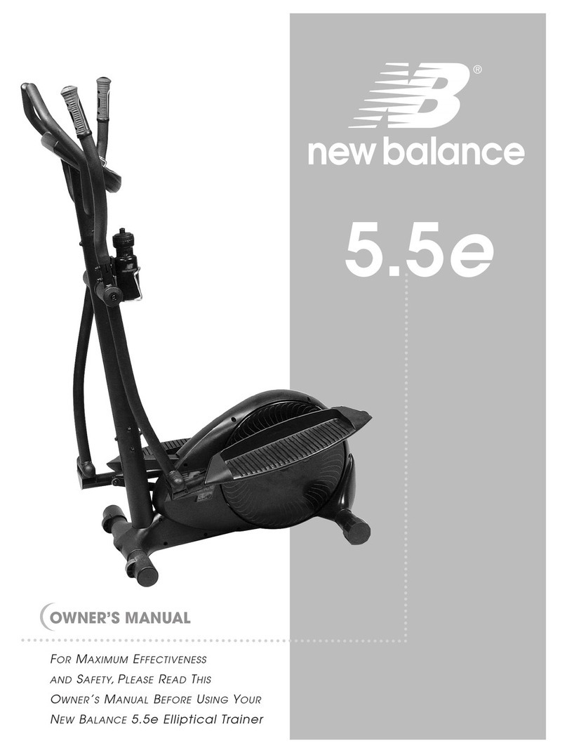 New Balance 5.5e owner's manual New Balance 5.5e owner's manual