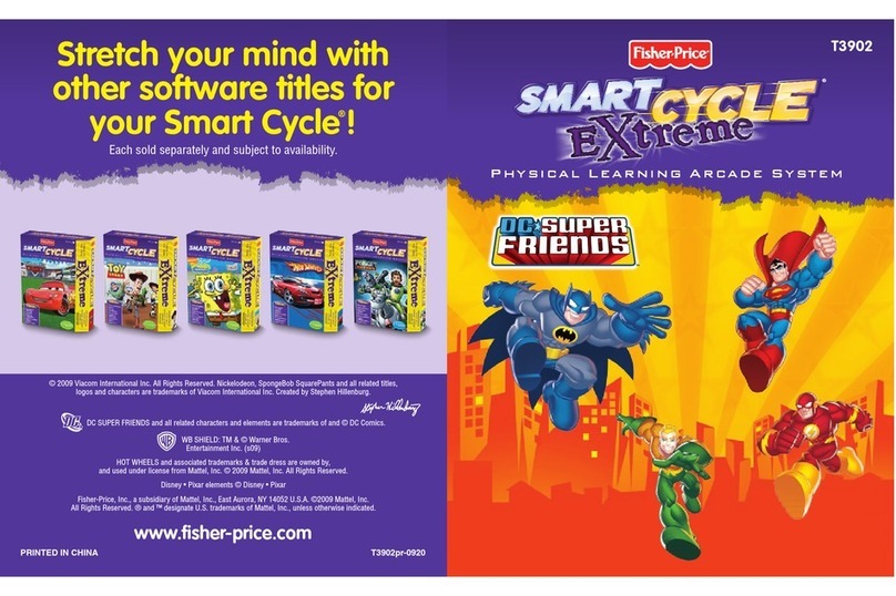Fisher-Price Smart Cycle Extreme T3902 User manual Fisher-Price Smart Cycle Extreme T3902 User manual