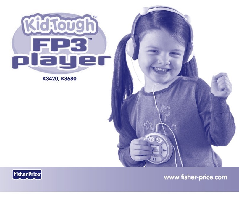 Fisher-Price KID TOUGH FP3 Player K3420 user manual