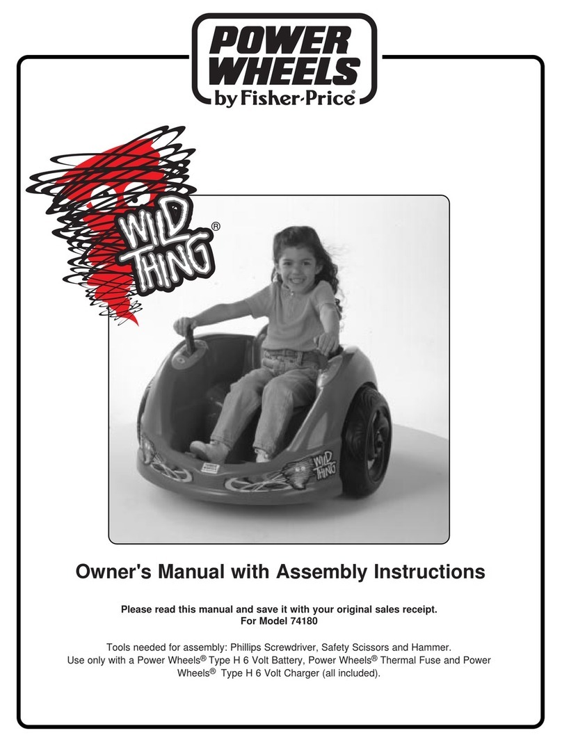 Fisher-Price WILD THING 74180 Use and care manual
