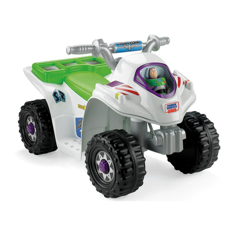 Fisher-Price Power Wheels T5003 Owner's manual with assembly instructions Fisher-Price Power Wheels T5003 Owner's manual with assembly instructions