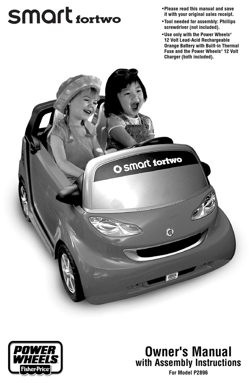 Fisher-Price SMART FORTWO P2896 Owner's manual & assembly instructions Fisher-Price SMART FORTWO P2896 Owner's manual & assembly instructions