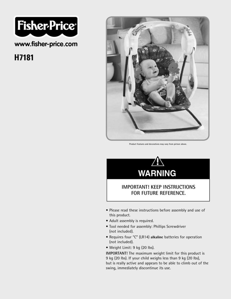 Fisher-Price H7181 User manual Fisher-Price H7181 User manual