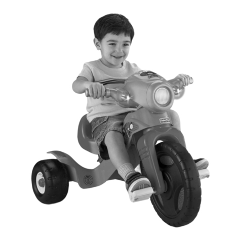 Fisher-Price T8822 instruction sheet