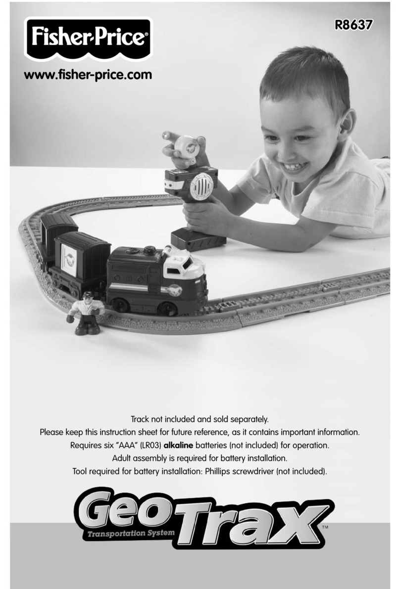 Fisher-Price GEOTRAX R8637 user manual