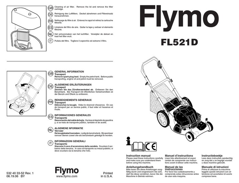 Flymo FL521D User manual