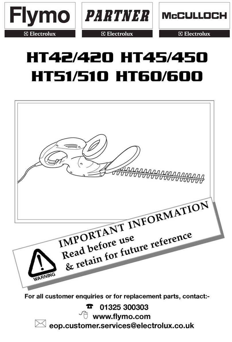 Flymo HT42 User manual