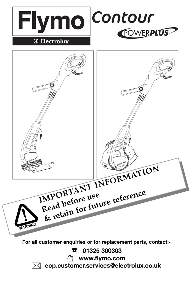 Flymo Contour Power Plus Trimmers Operating manual