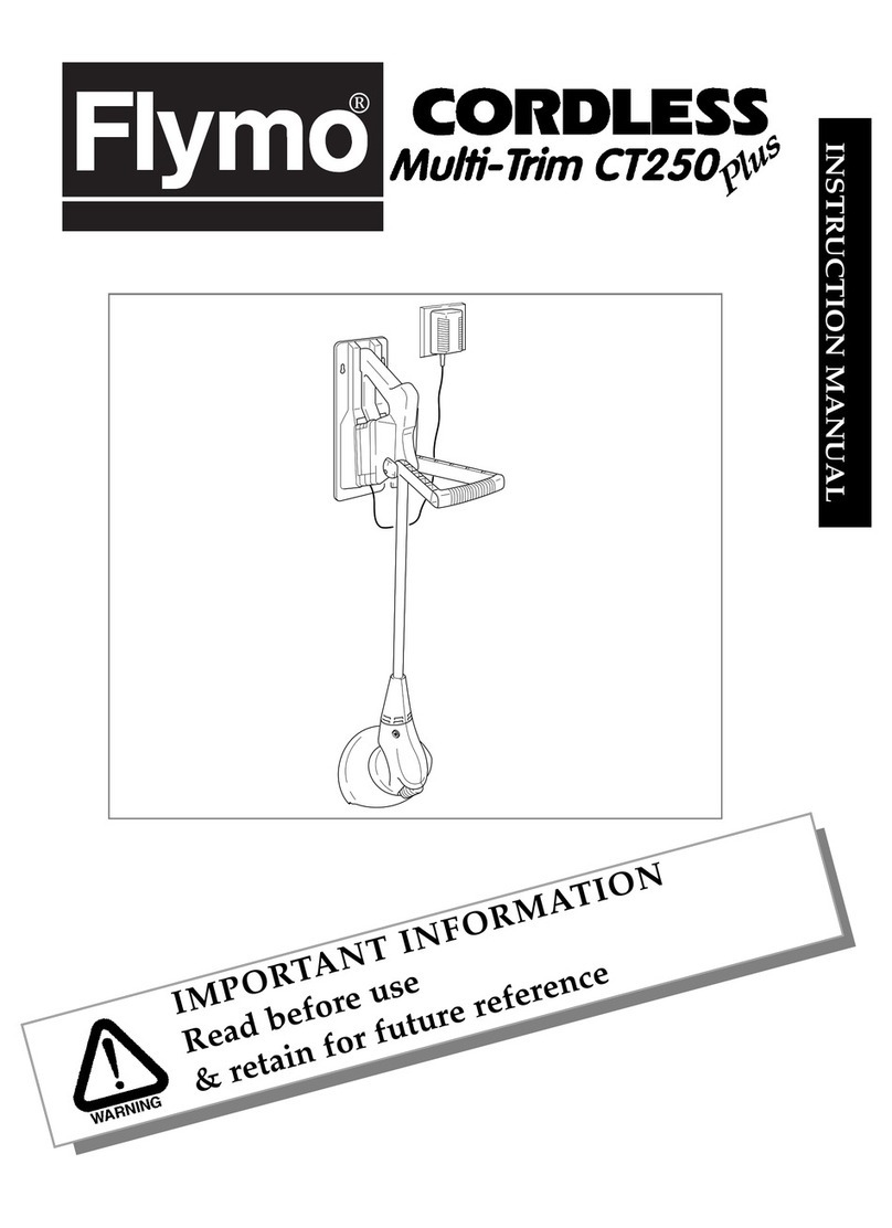 Flymo Cordless Multi-Trim MCT250 User manual