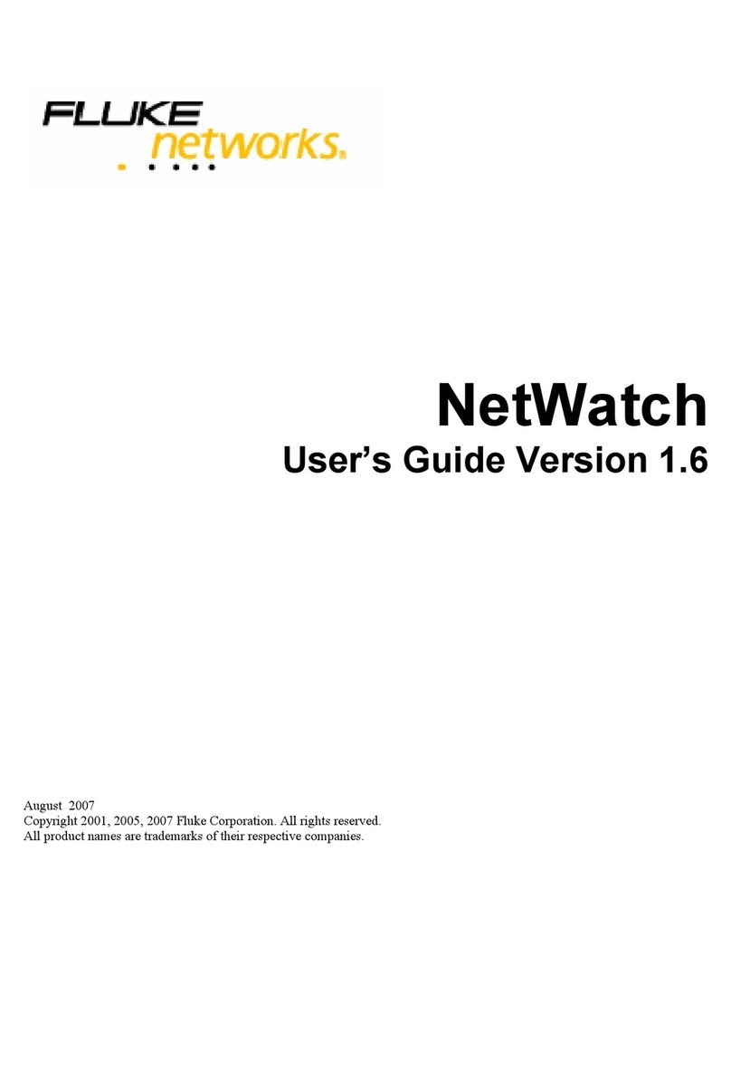 Fluke Network Router User manual