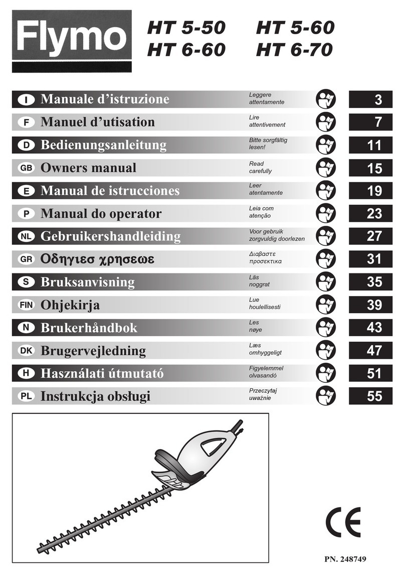 Flymo HT 5-50 User manual