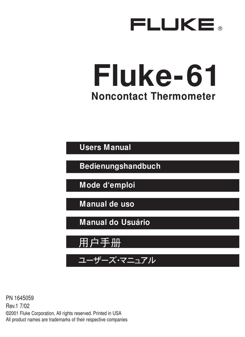 Fluke 61 Manual do usuário