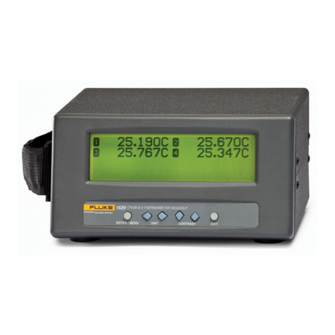 Fluke 1529 Chub-E4 User manual Fluke 1529 Chub-E4 User manual