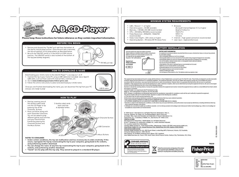 Fisher-Price A user manual
