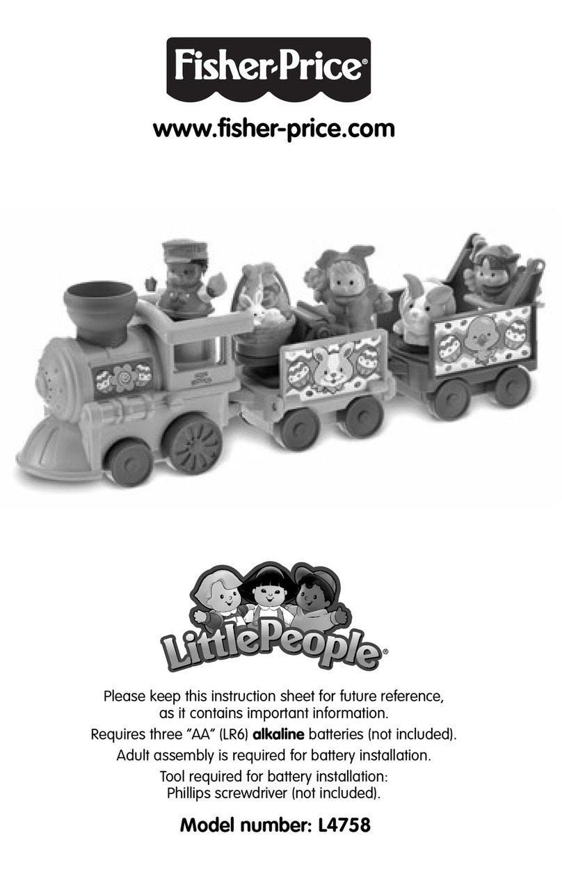Fisher-Price Little People L4758 instruction sheet Fisher-Price Little People L4758 instruction sheet