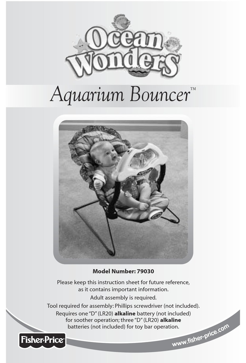 Fisher-Price Ocean Wonders Aquarium Bouncer 79030 User manual
