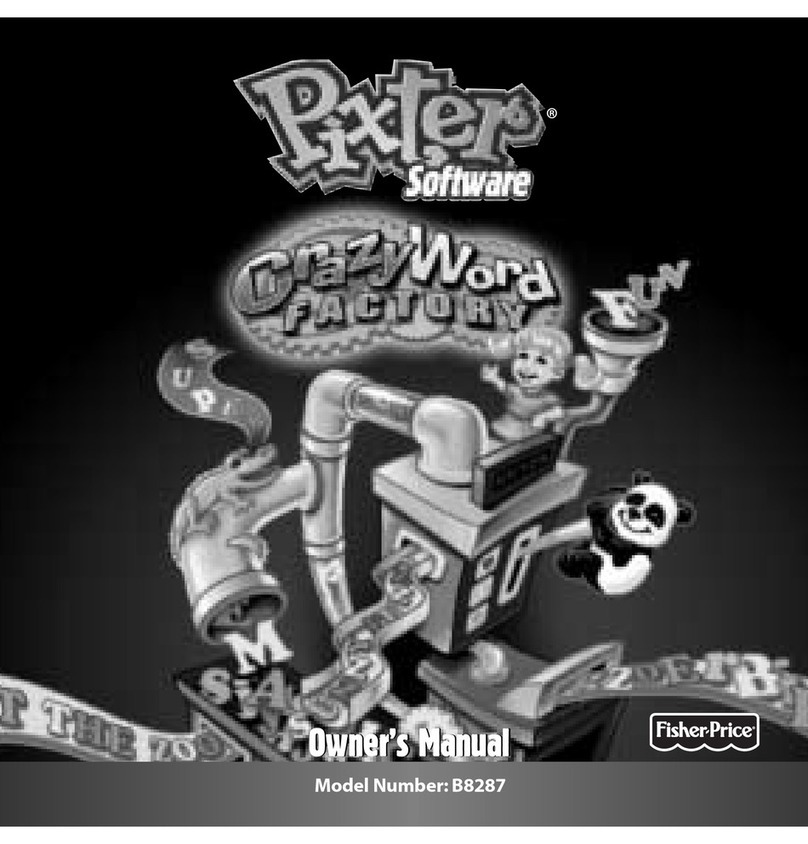 Fisher-Price PIXTER B8287 owner's manual