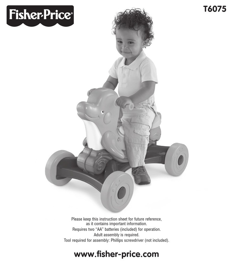 Fisher-Price T6075 instruction sheet Fisher-Price T6075 instruction sheet