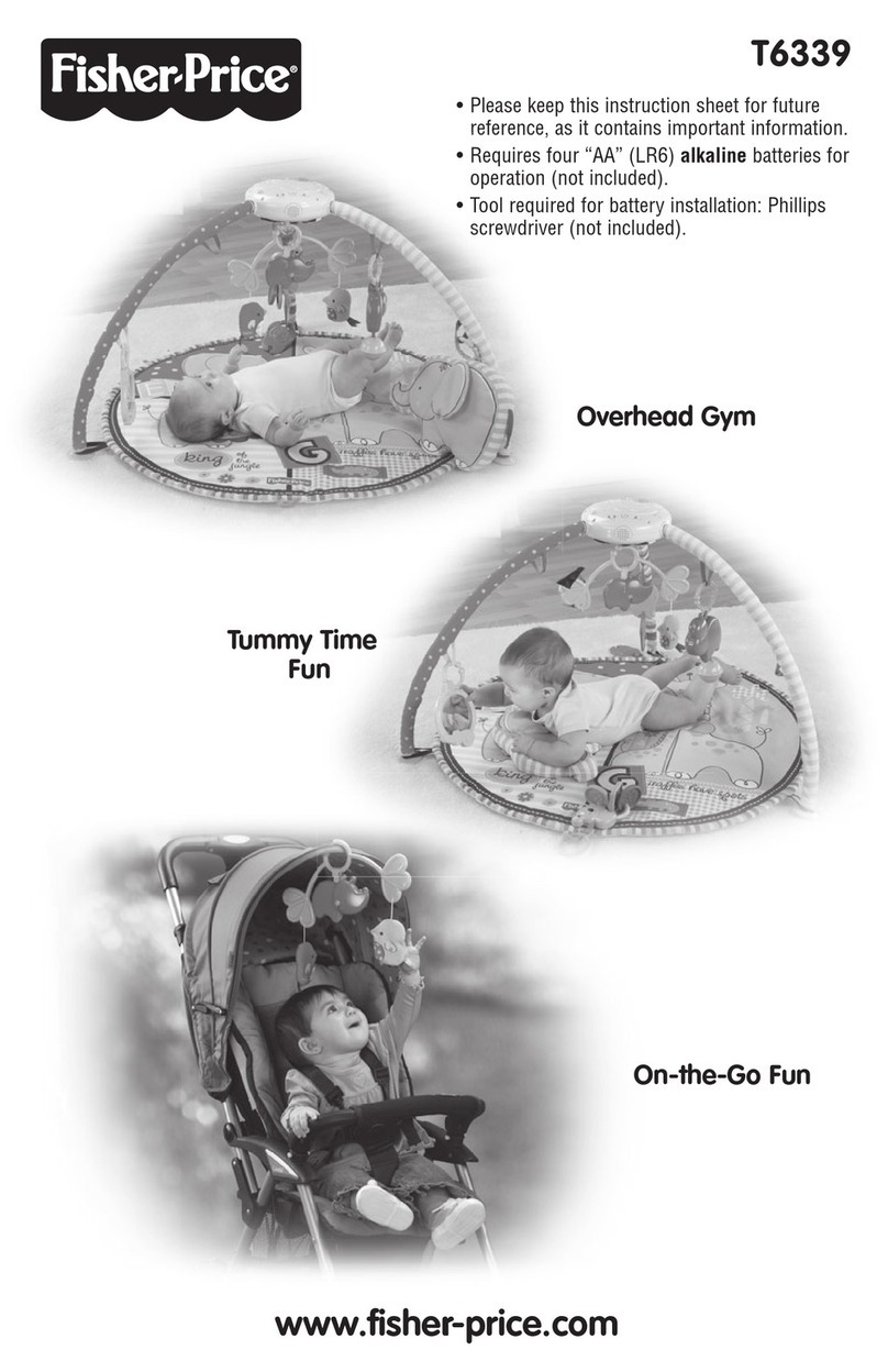 Fisher-Price T6339 instruction sheet