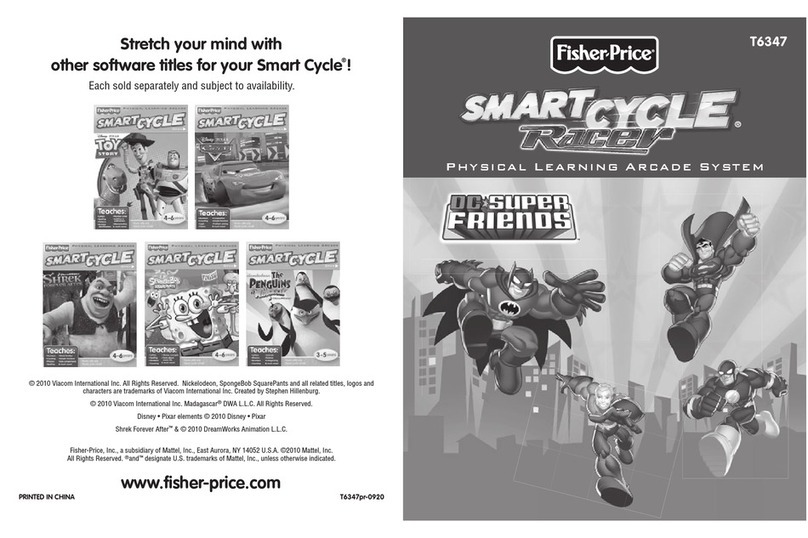 Fisher-Price Smart Cycle Racer DC Super Friends T6347 User manual
