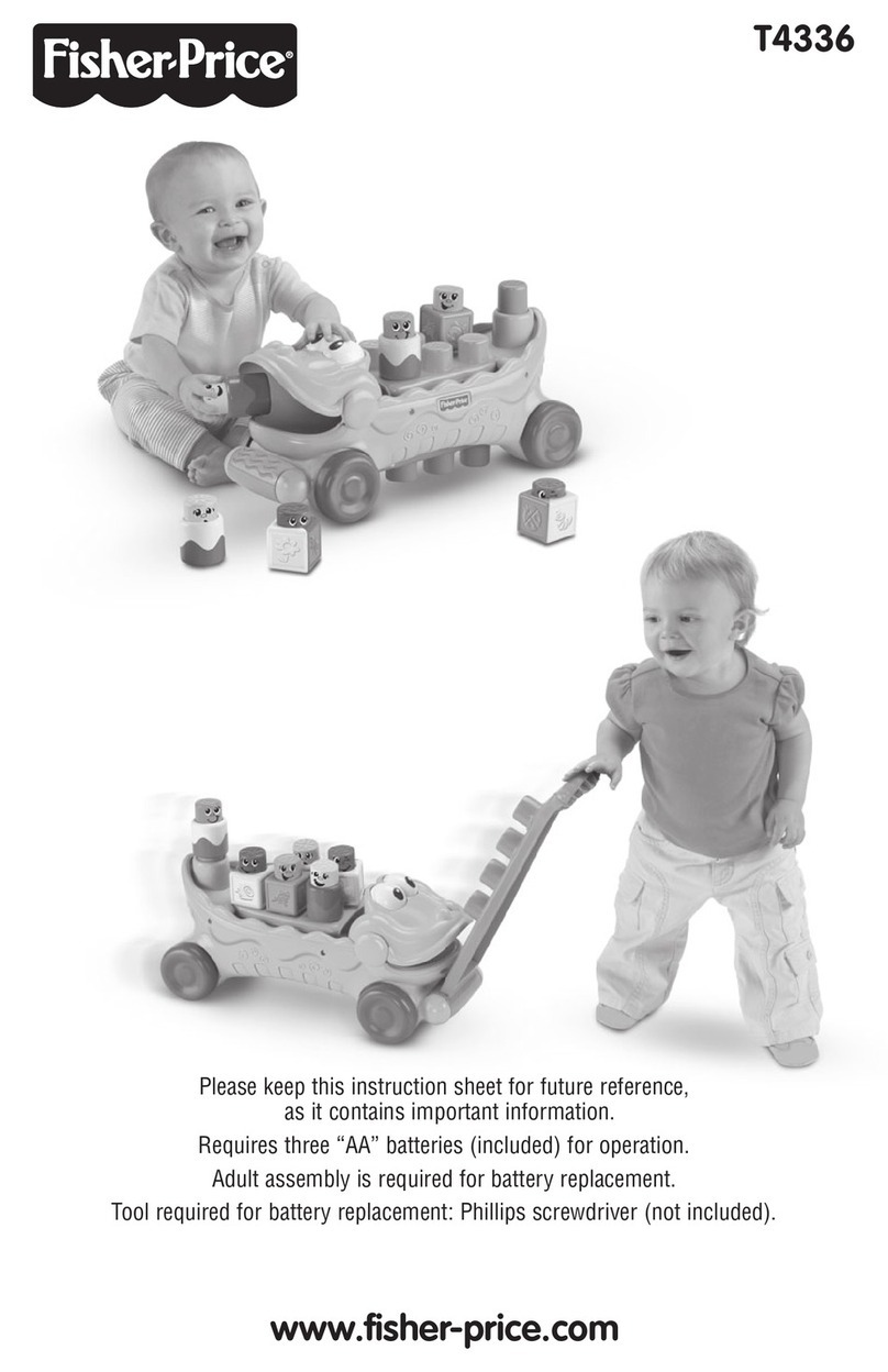 Fisher-Price T4336 instruction sheet
