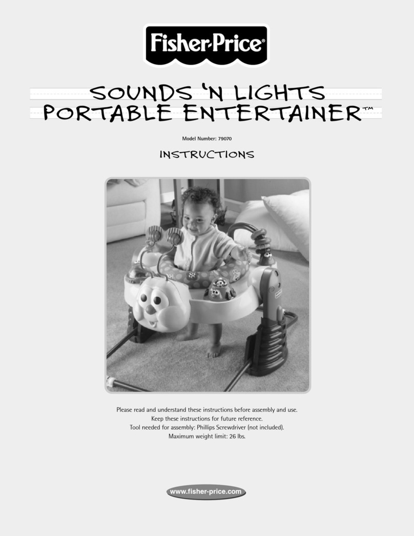 Fisher-Price PORTABLE ENTERTAINER 79070 User manual