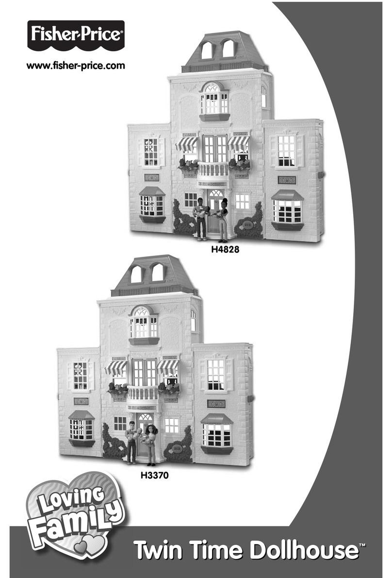 Fisher-Price TWIN TIME DOLLHOUSE H3370 user manual